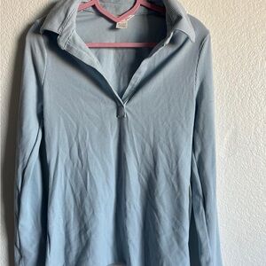 Caslon Women's Light Blue Button Down Shirt